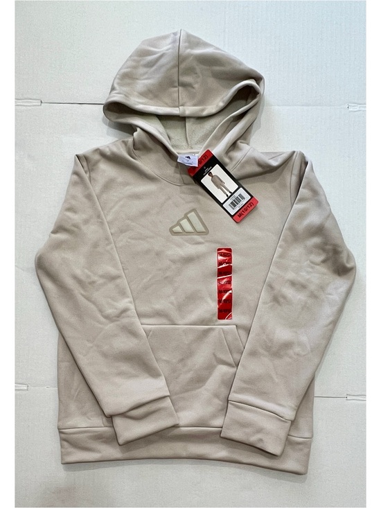 adidas Other - adidas youth medium hoodie Pullover Sweatshirt in natural color new with tags